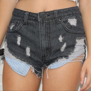 Vintage denim shorts